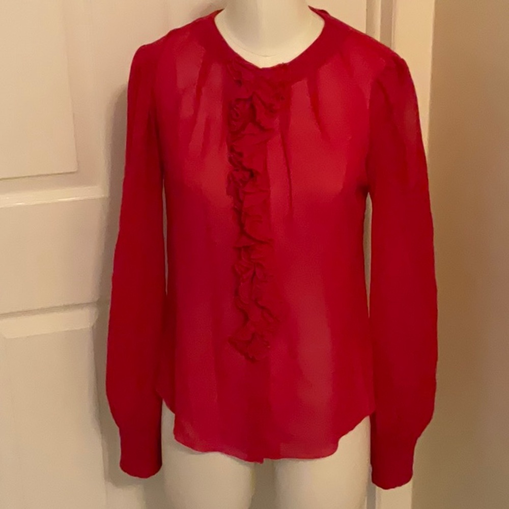 Express Design Studio ruffle blouse